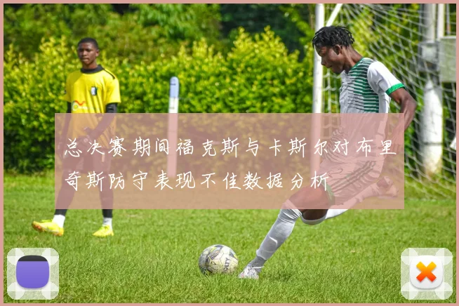 总决赛期间福克斯与卡斯尔对布里奇斯防守表现不佳数据分析